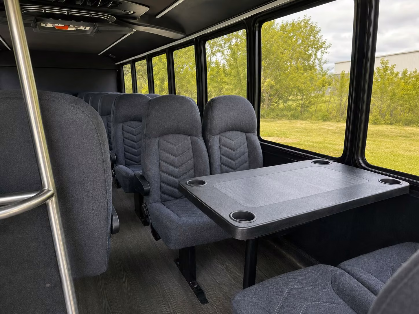 15 passenger minibus inside