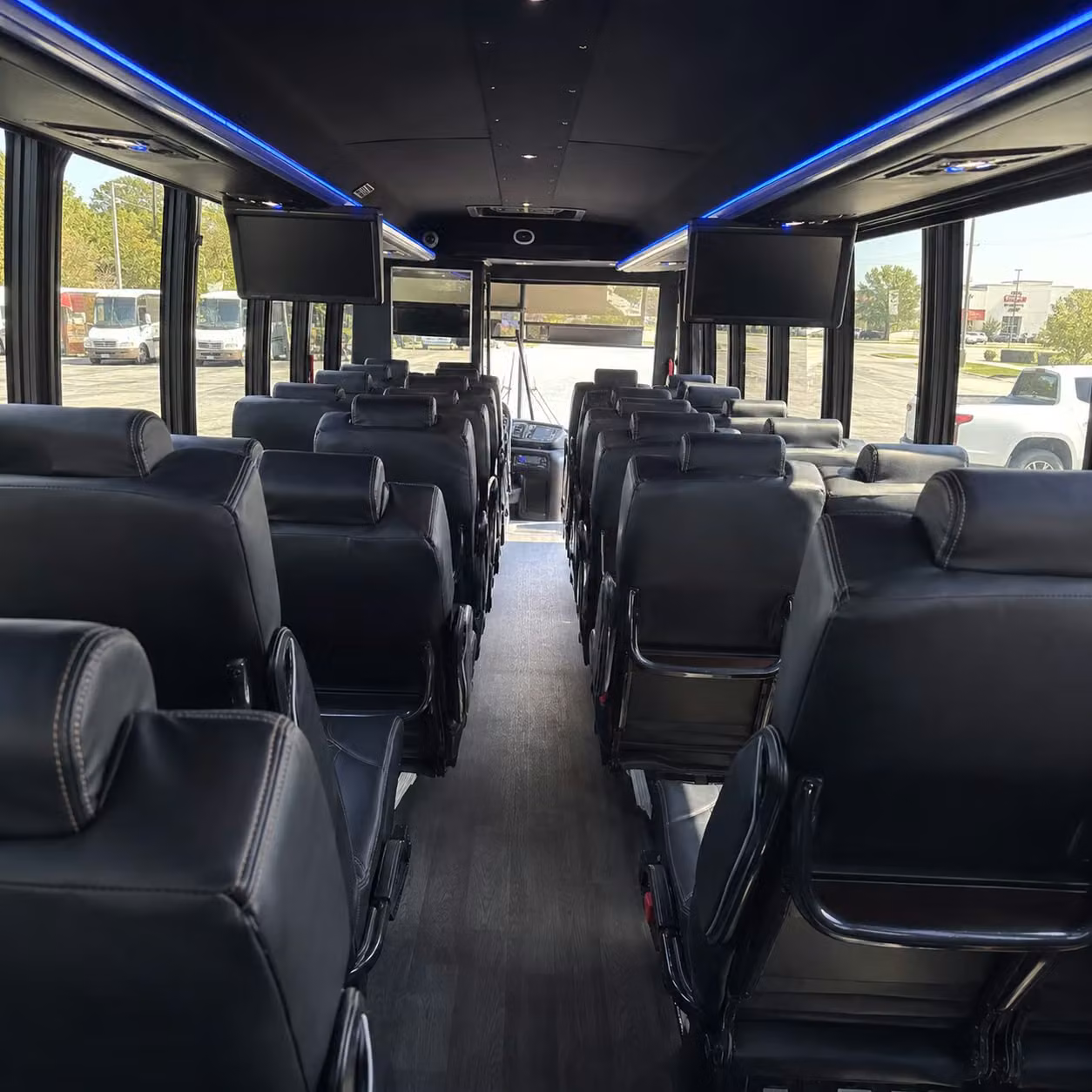 35 passenger minibus interior