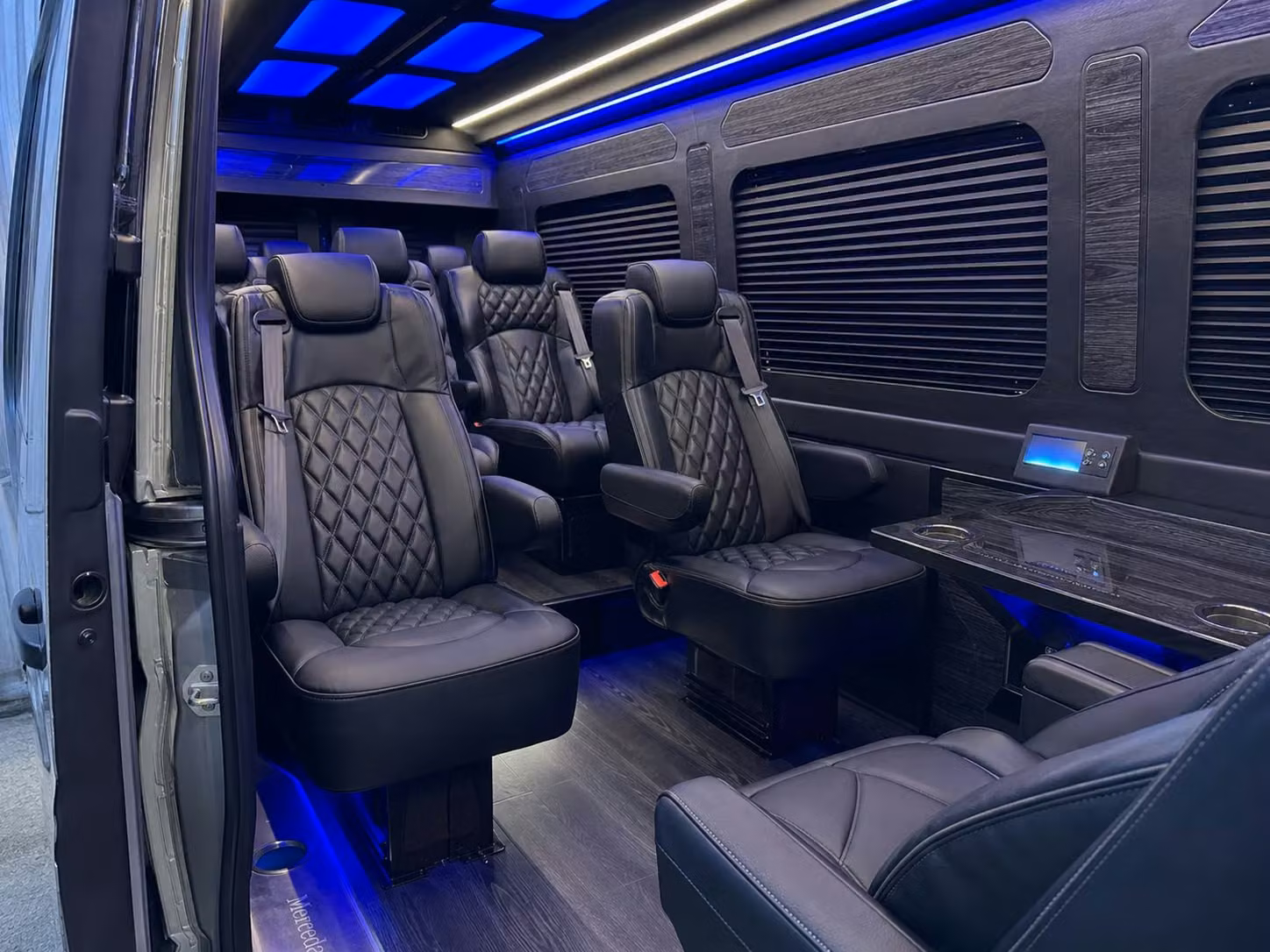 sprinter van transportation for groups and events across broken arrow