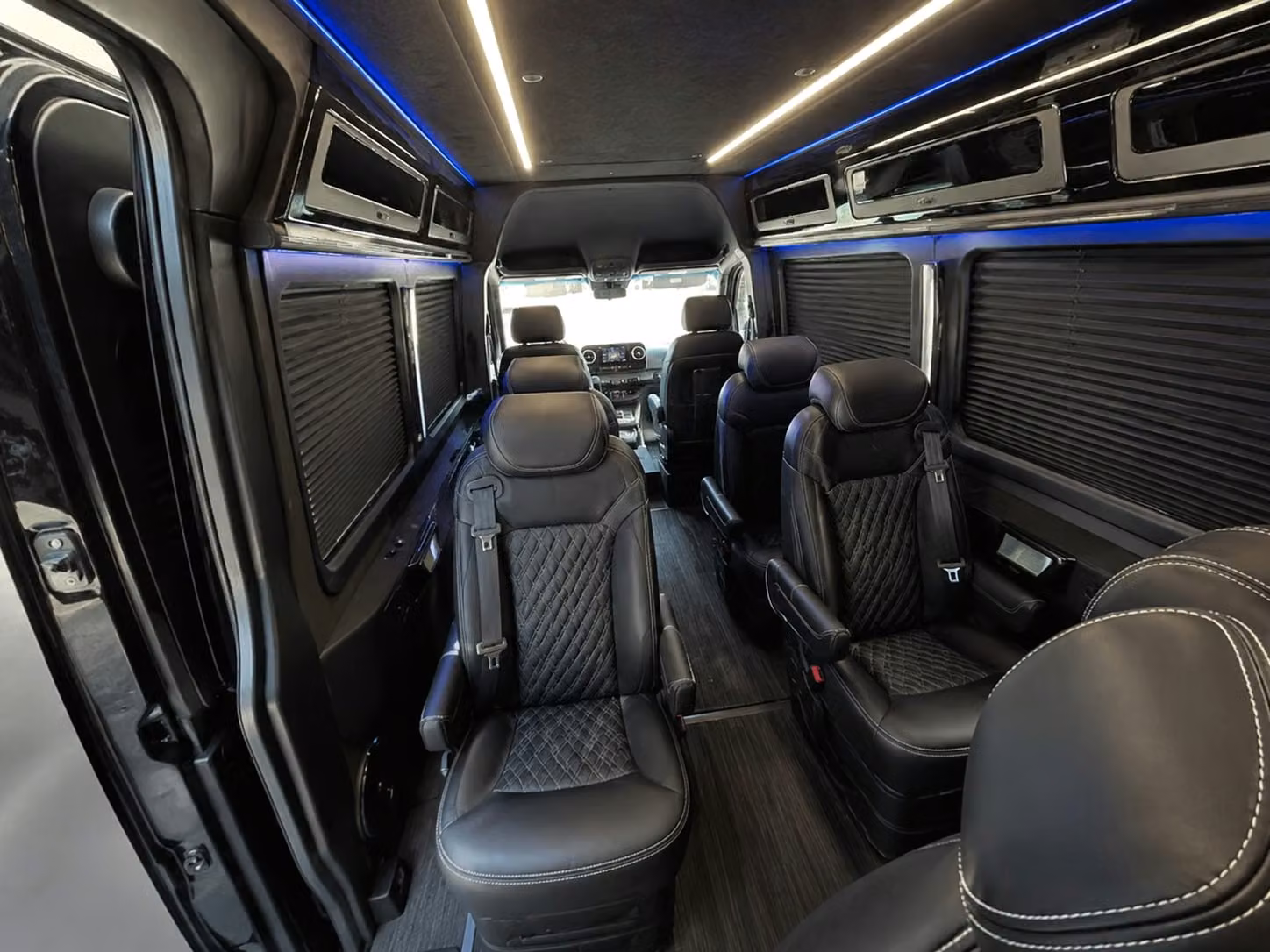 sprinter van with driver interior