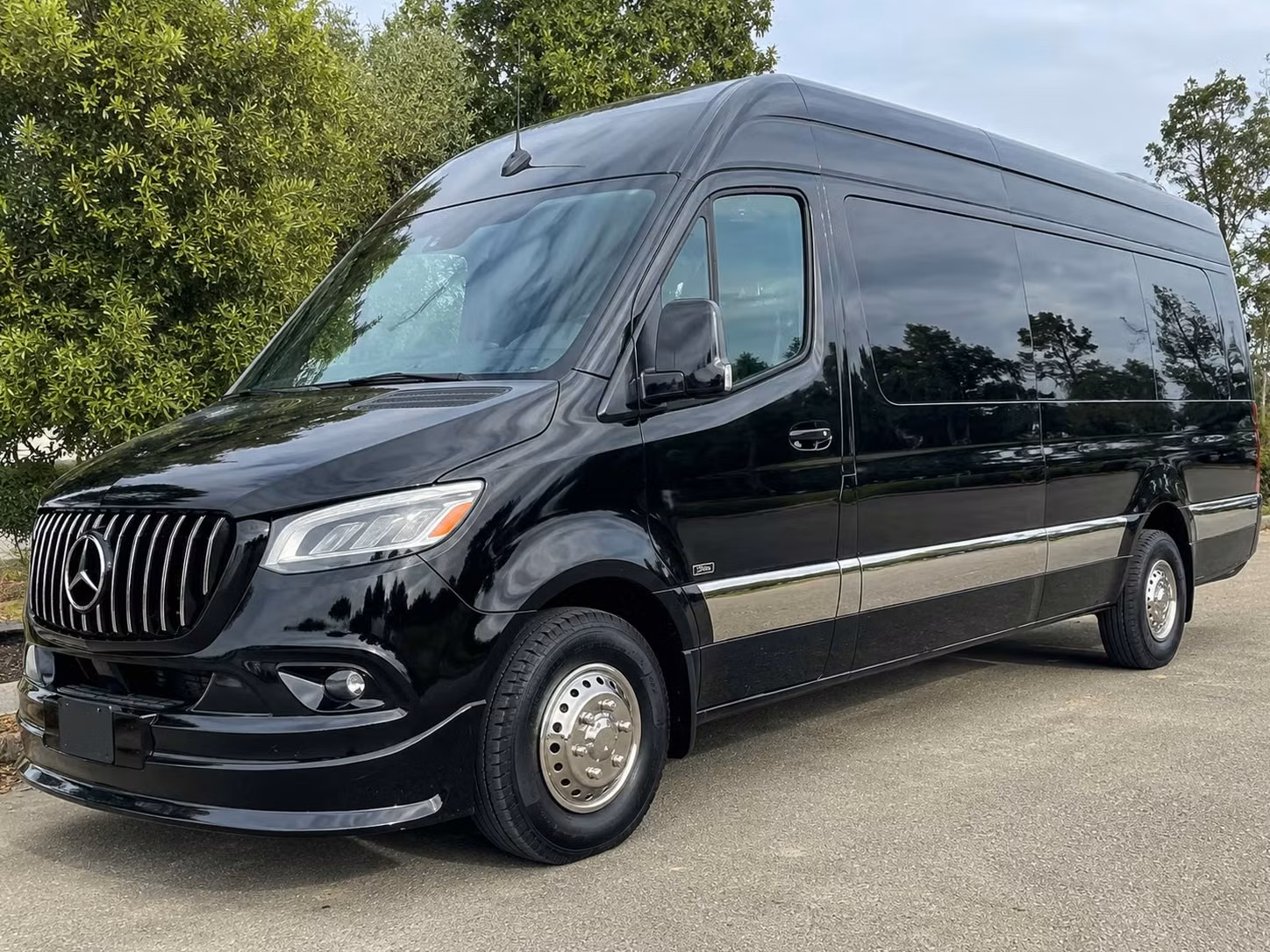 sprinter van with driver